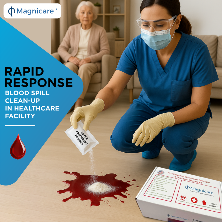 Magnicare Clean up Kit Nurse with blood- rapid response