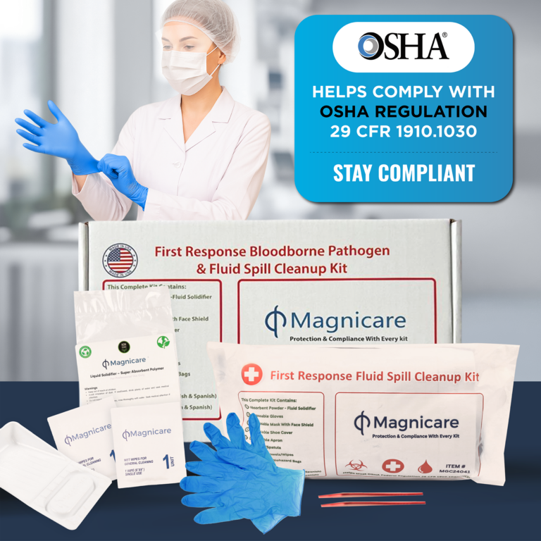 Magnicare Clean up Kit OSHA Compliance with Nurse