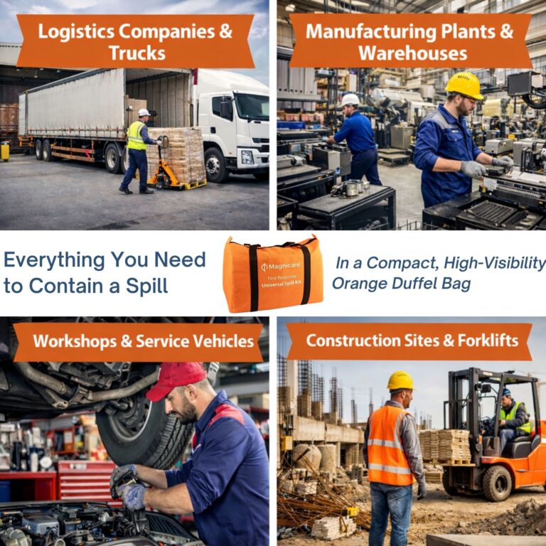 Magnicare Spill Kit Use Cases